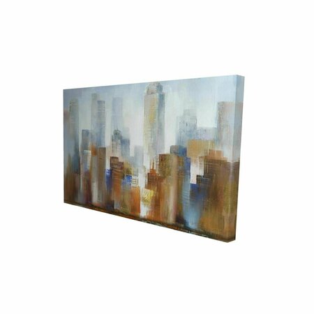 FONDO 20 x 30 in. Cityscape in the Fog-Print on Canvas FO2789850